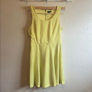 Yellow Zip Up Dress